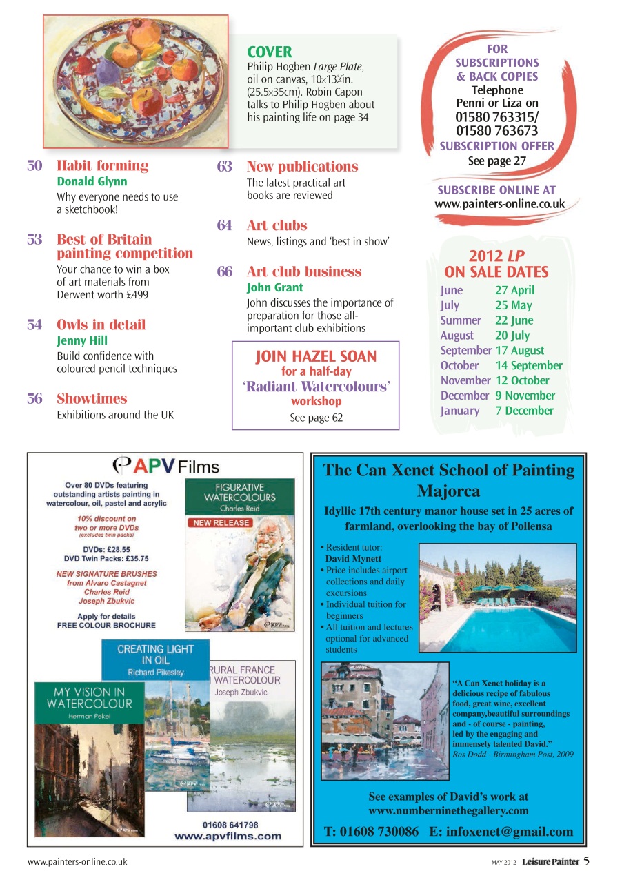 Leisure Painter & The Artist Preview Pages