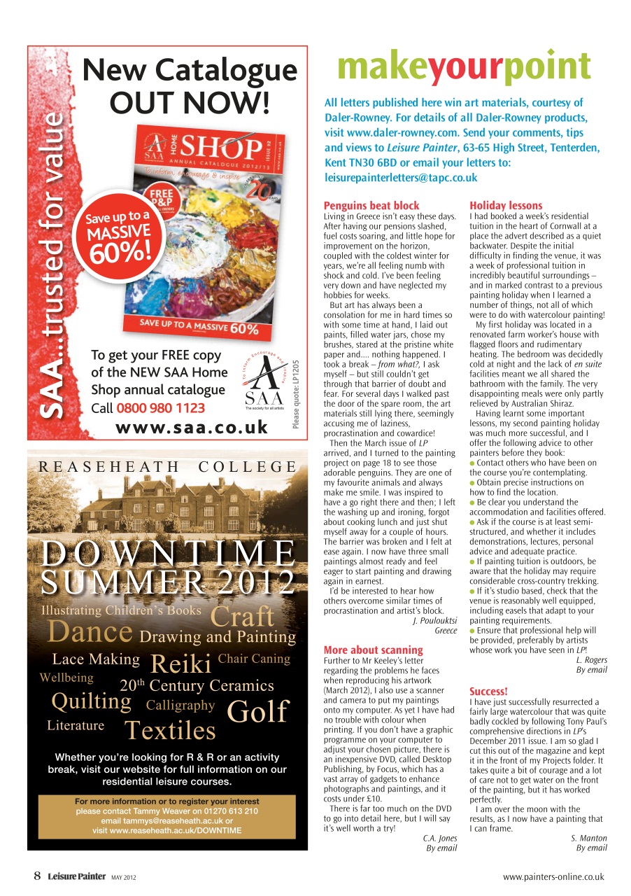 Leisure Painter & The Artist Preview Pages