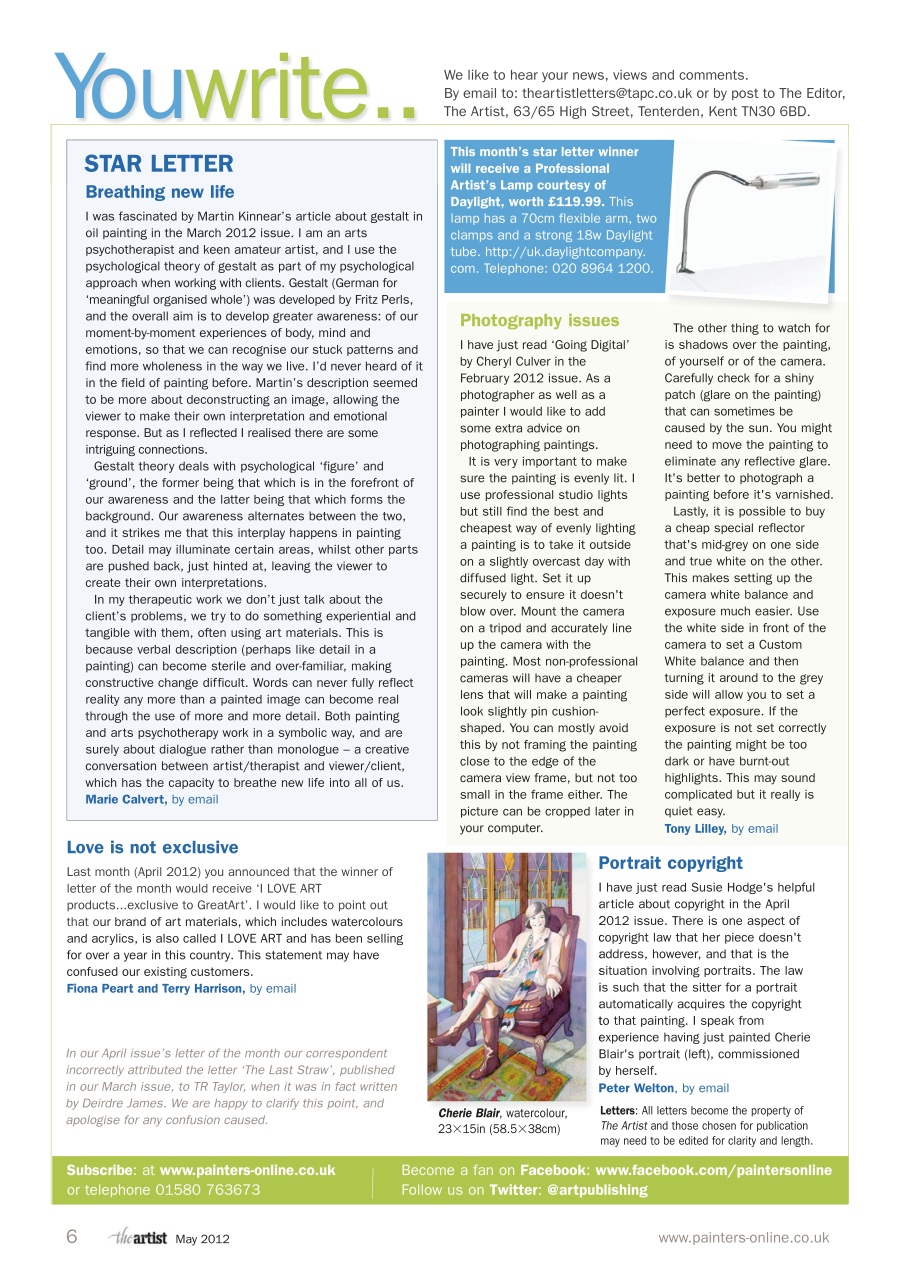 The Artist Preview Pages