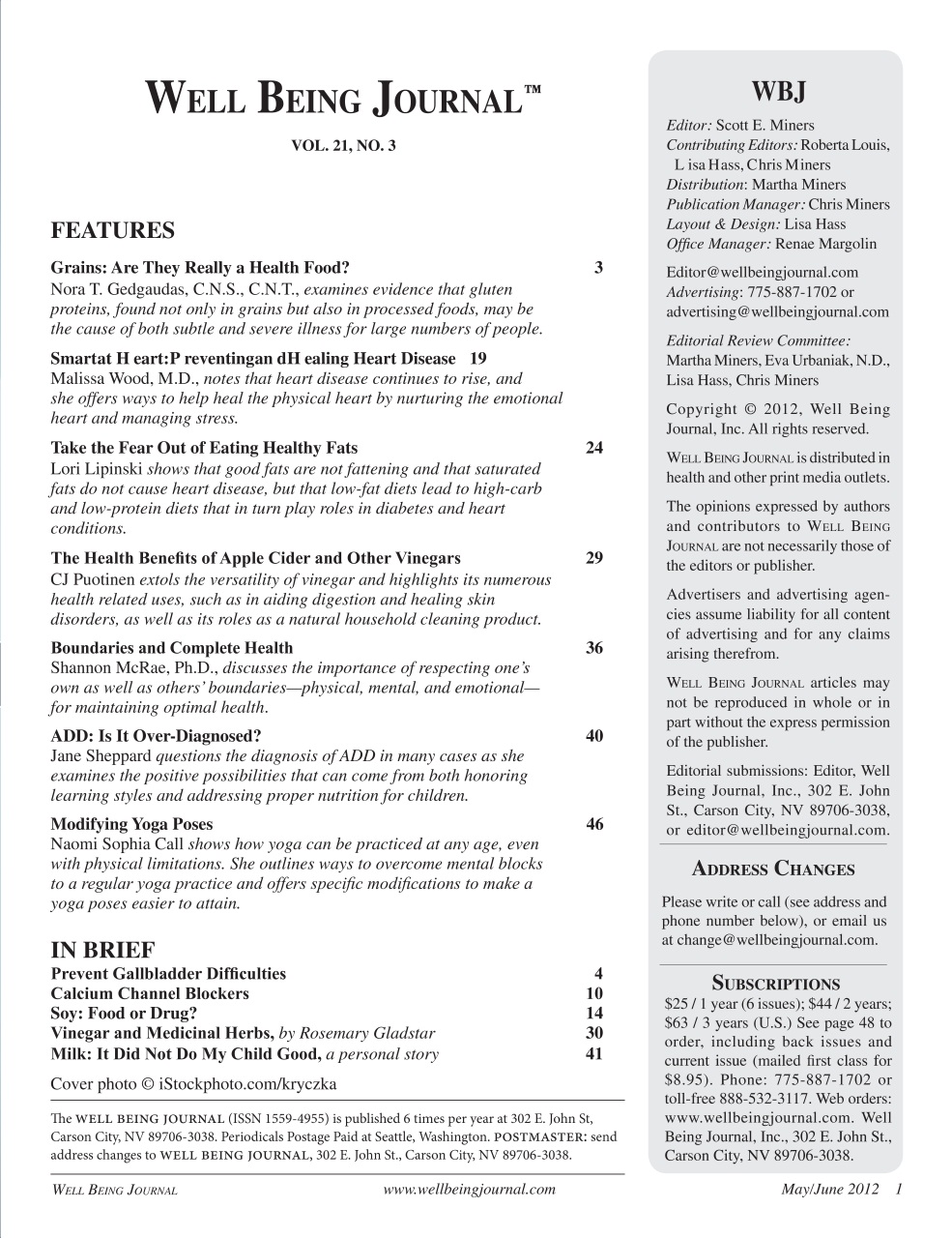 Well Being Journal Preview Pages