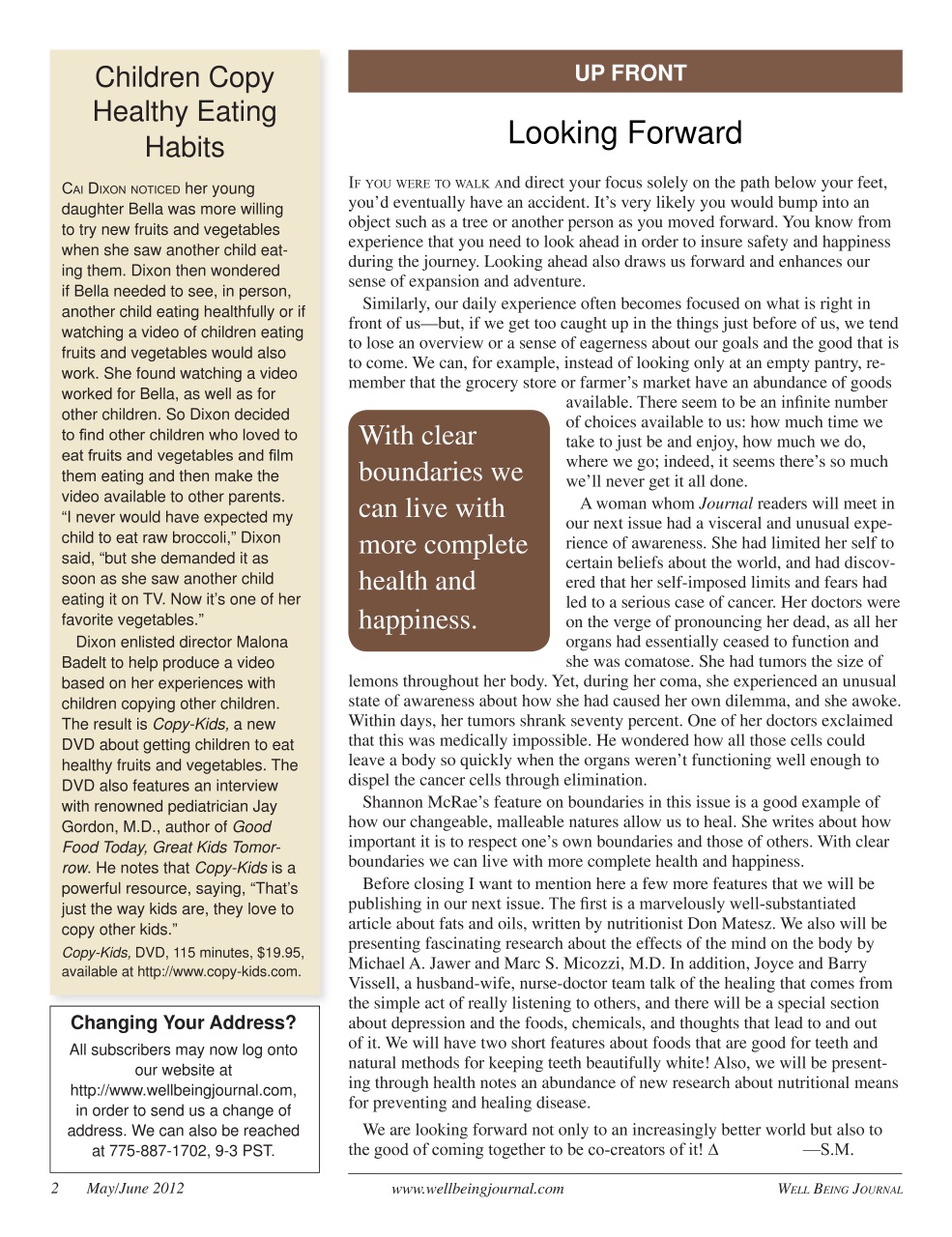 Well Being Journal Preview Pages