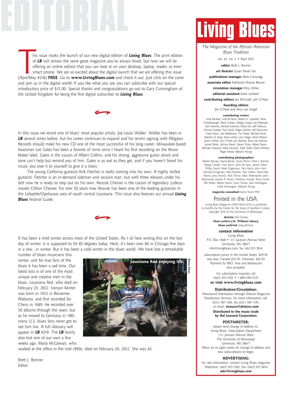 Living Blues Preview Pages