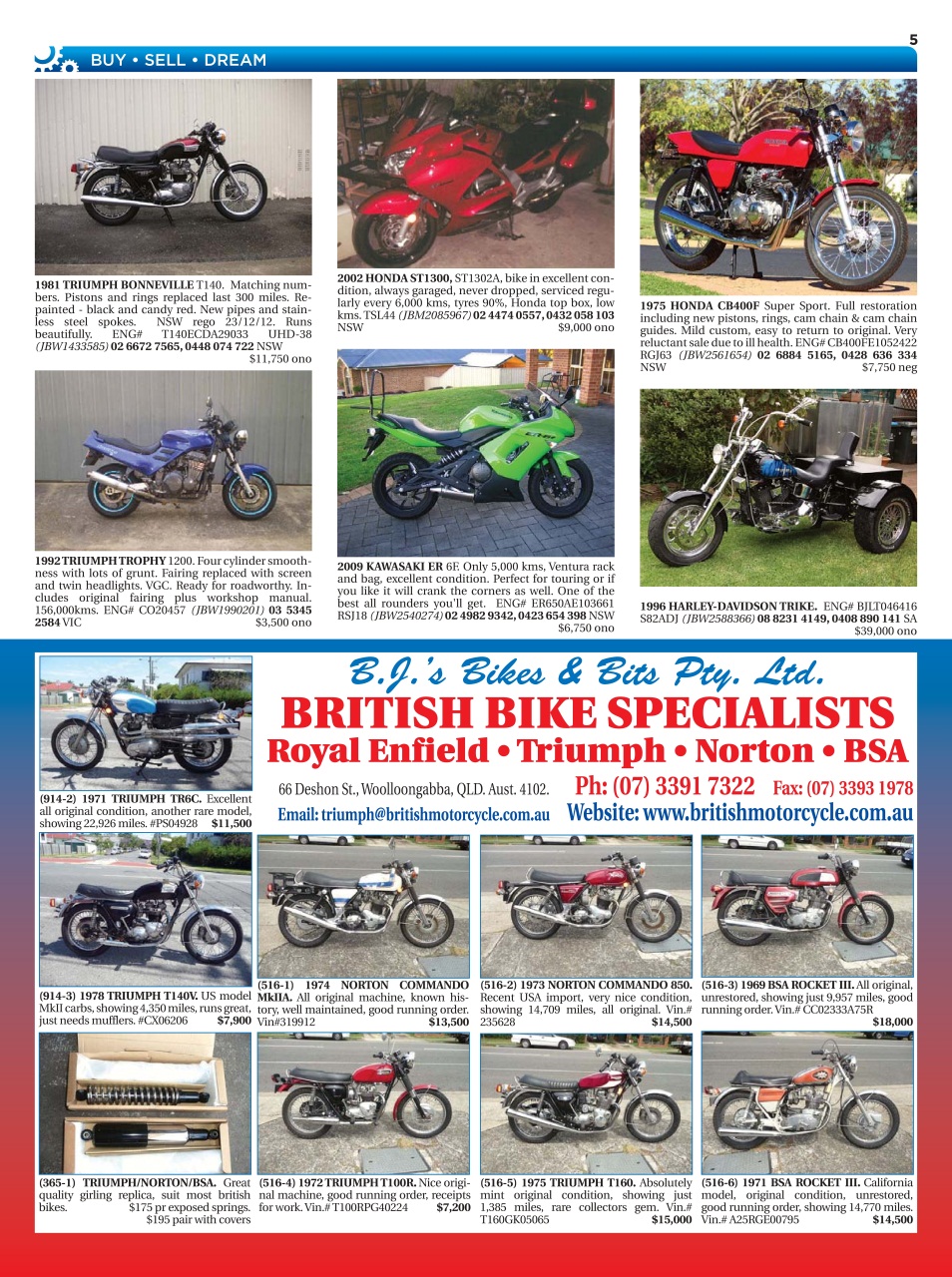 JUST BIKES Preview Pages