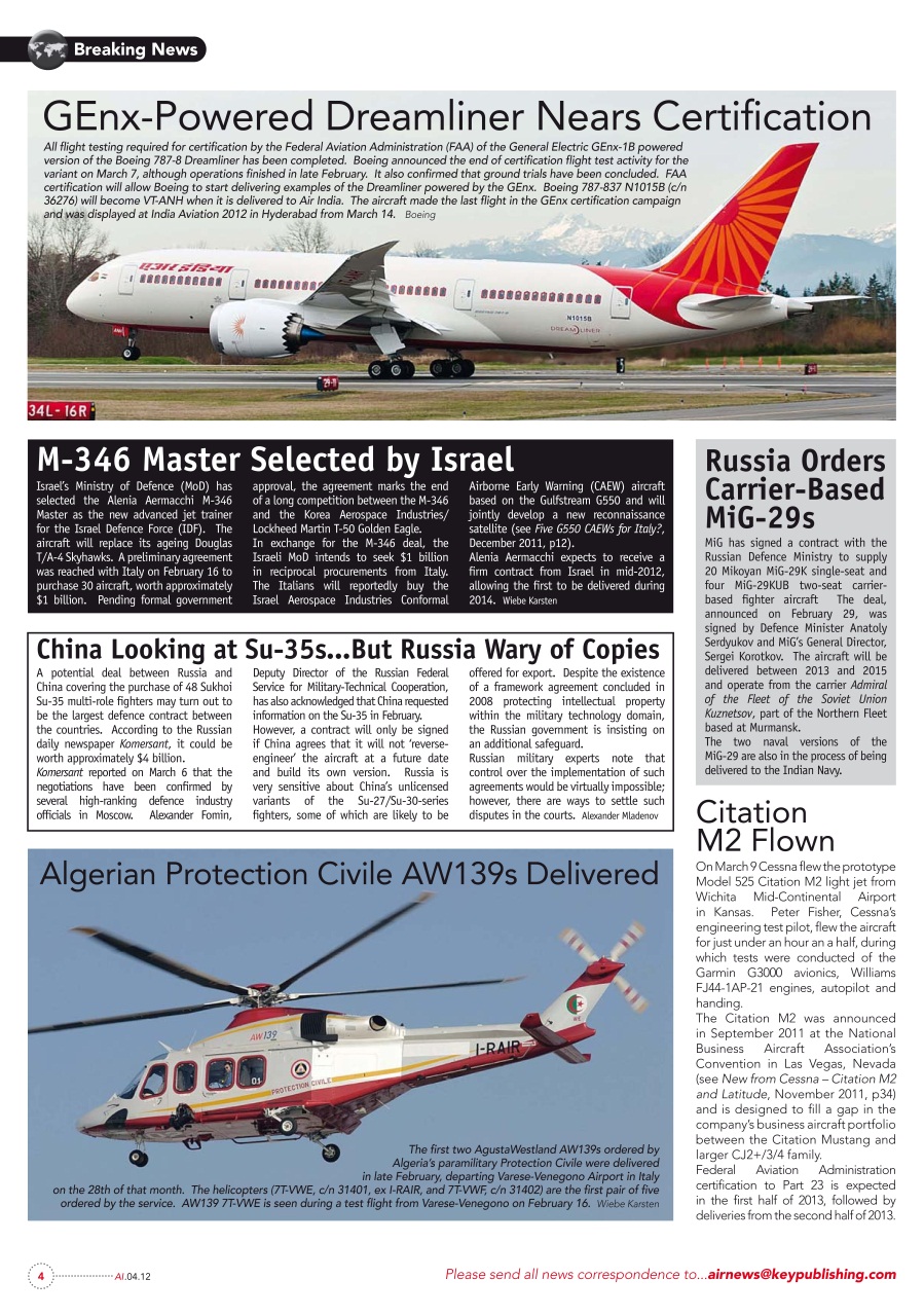 AIR International Preview Pages