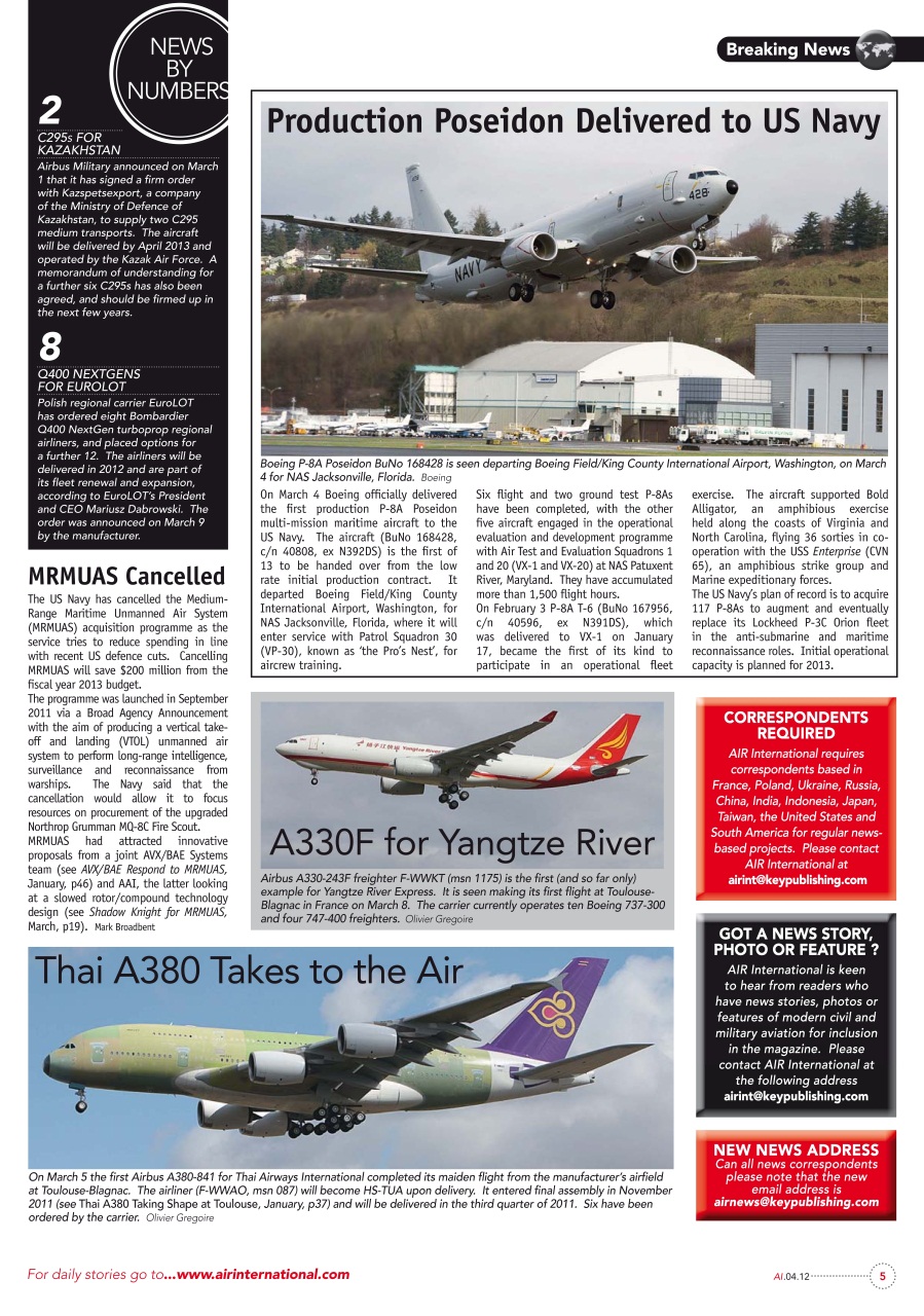 AIR International Preview Pages