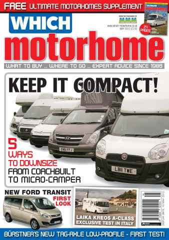 What Motorhome magazine issue May 2012