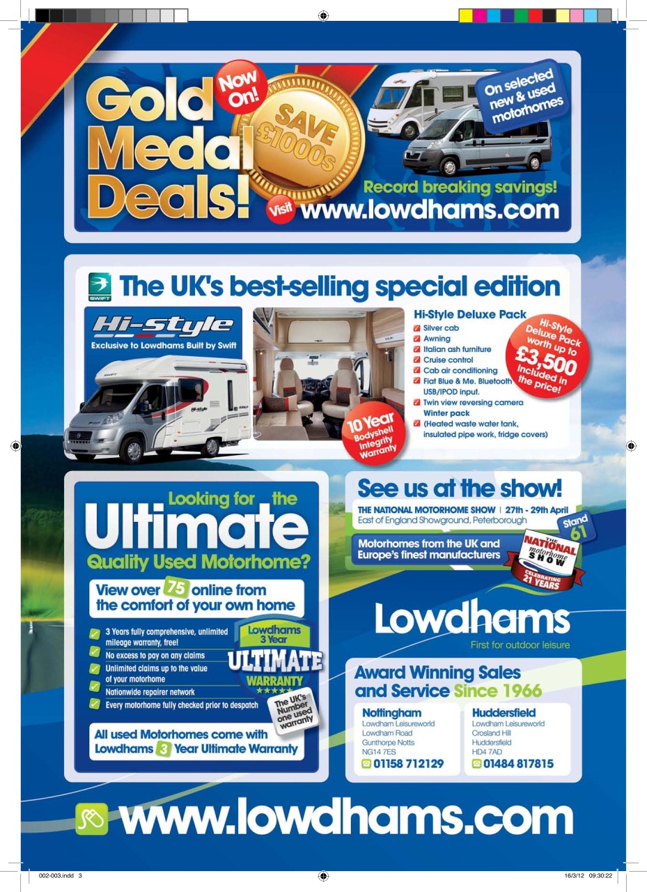 What Motorhome magazine Preview Pages