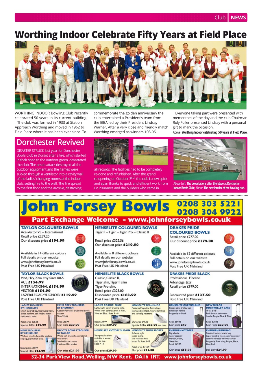 Bowls International Preview Pages