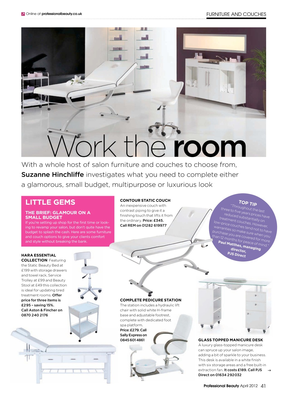 Professional Beauty Preview Pages