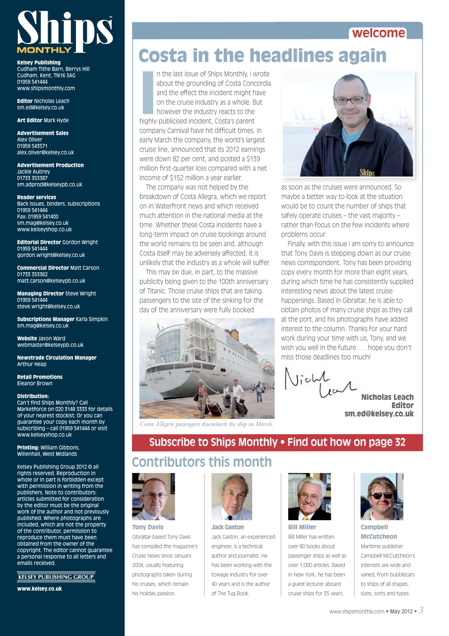 Ships Monthly Preview Pages