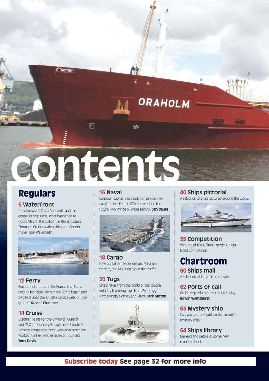 Ships Monthly Preview Pages
