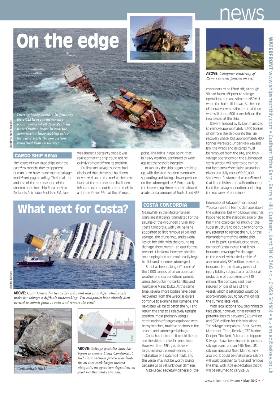 Ships Monthly Preview Pages