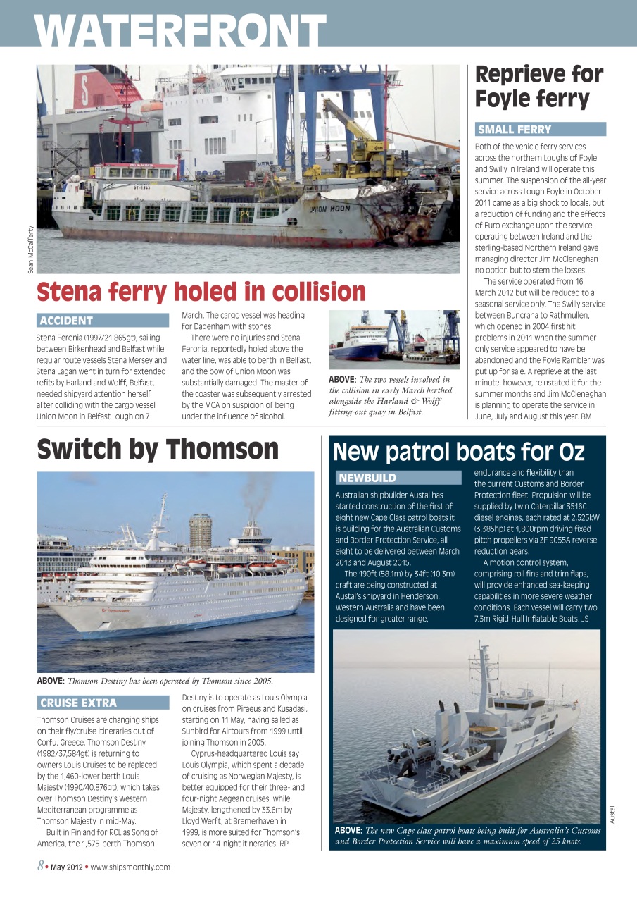 Ships Monthly Preview Pages