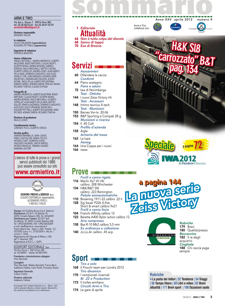Armi E Tiro Preview Pages