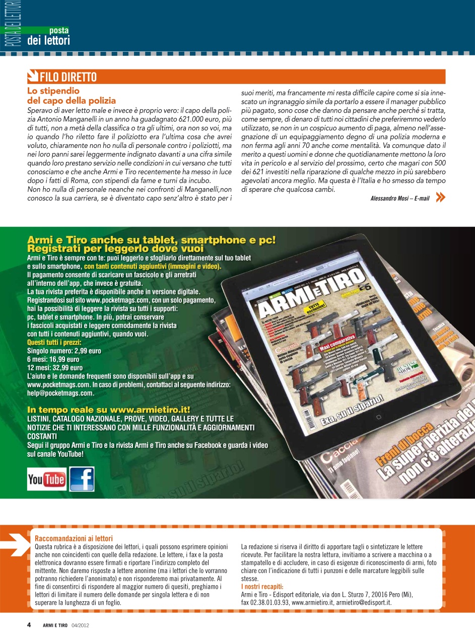 Armi E Tiro Preview Pages