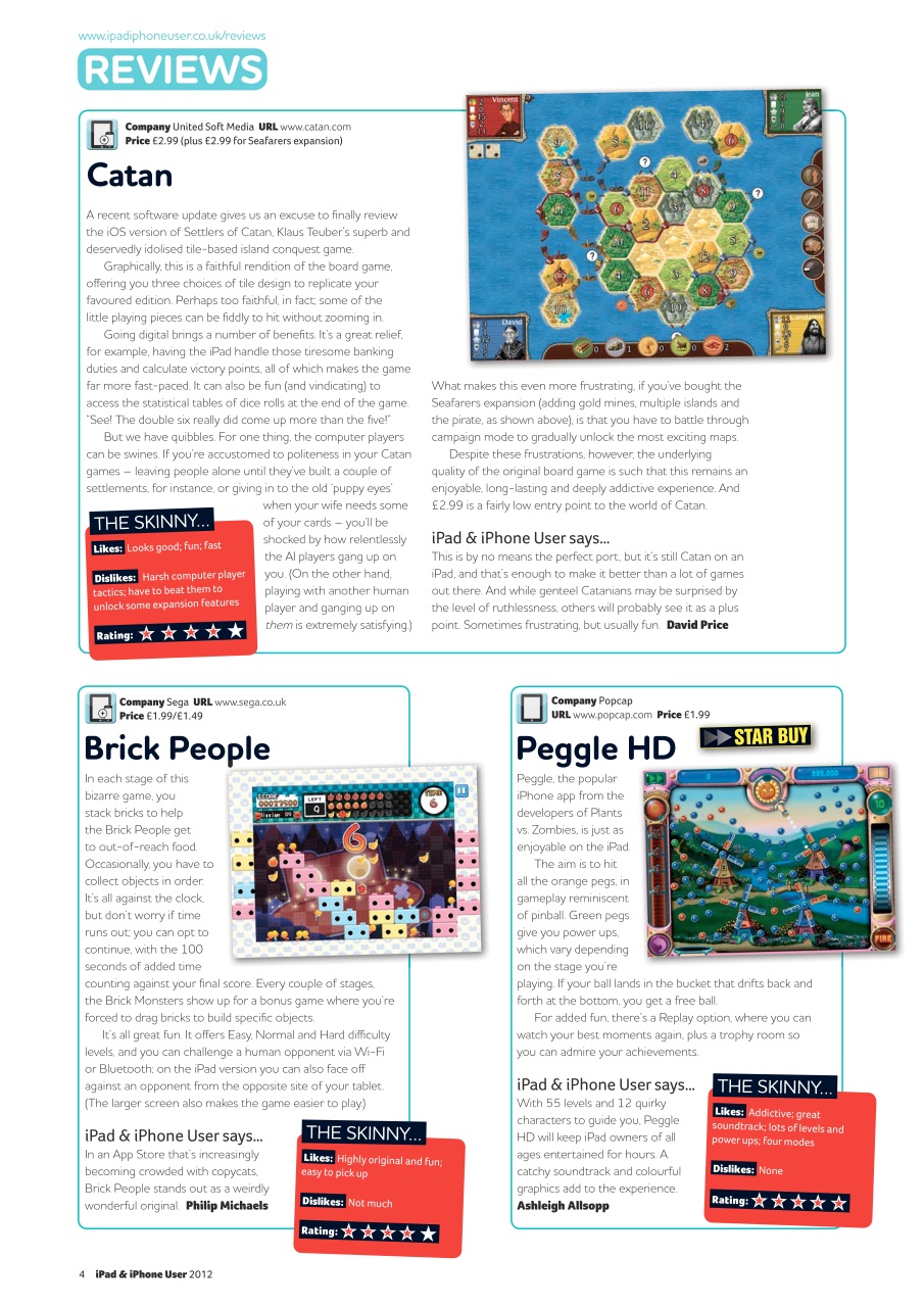 iPad and iPhone User Preview Pages