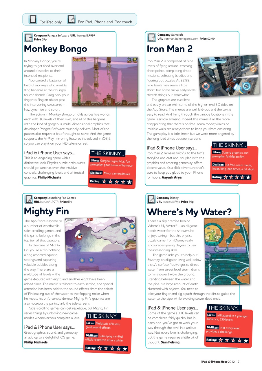 iPad and iPhone User Preview Pages