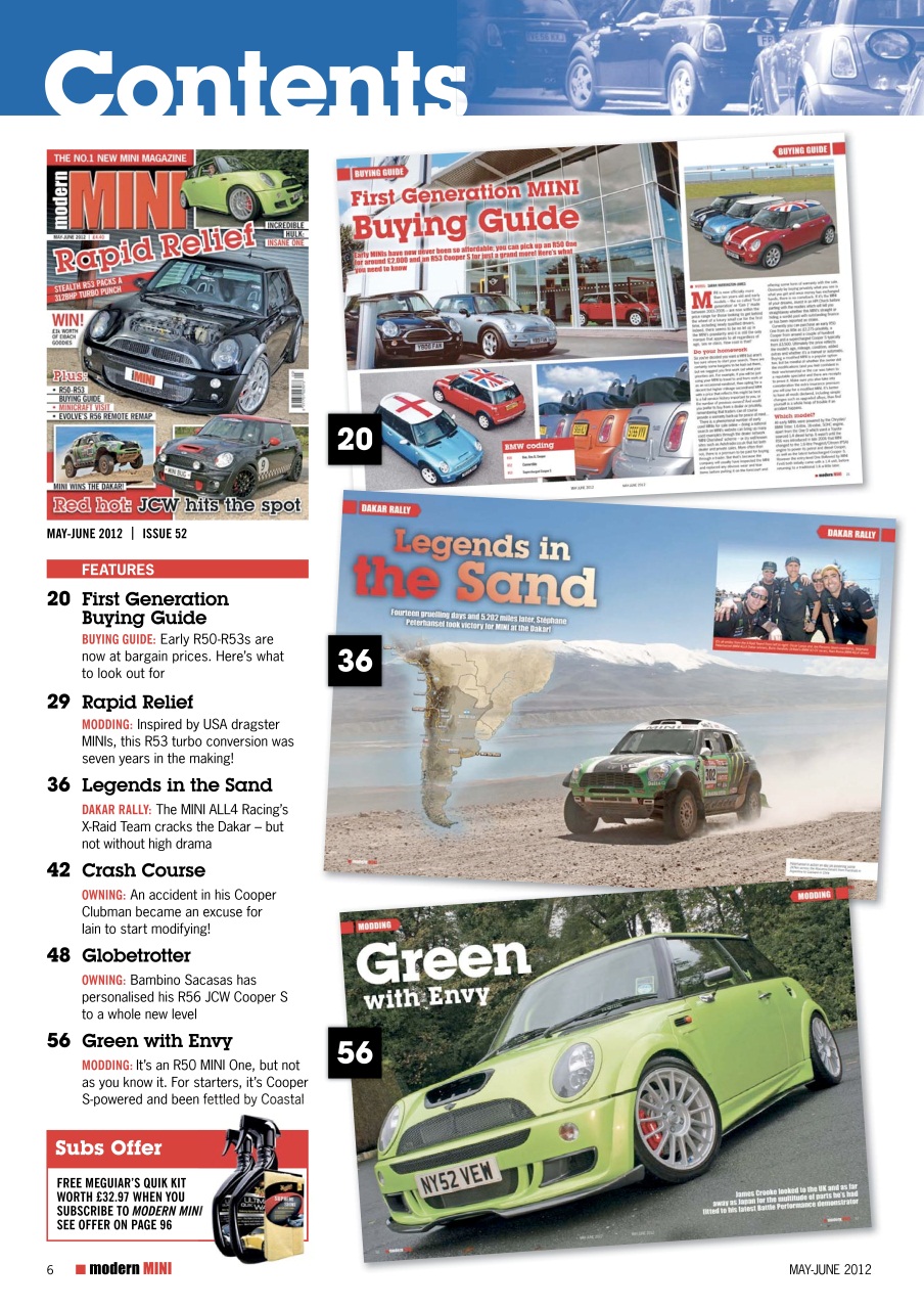 Performance Mini Preview Pages