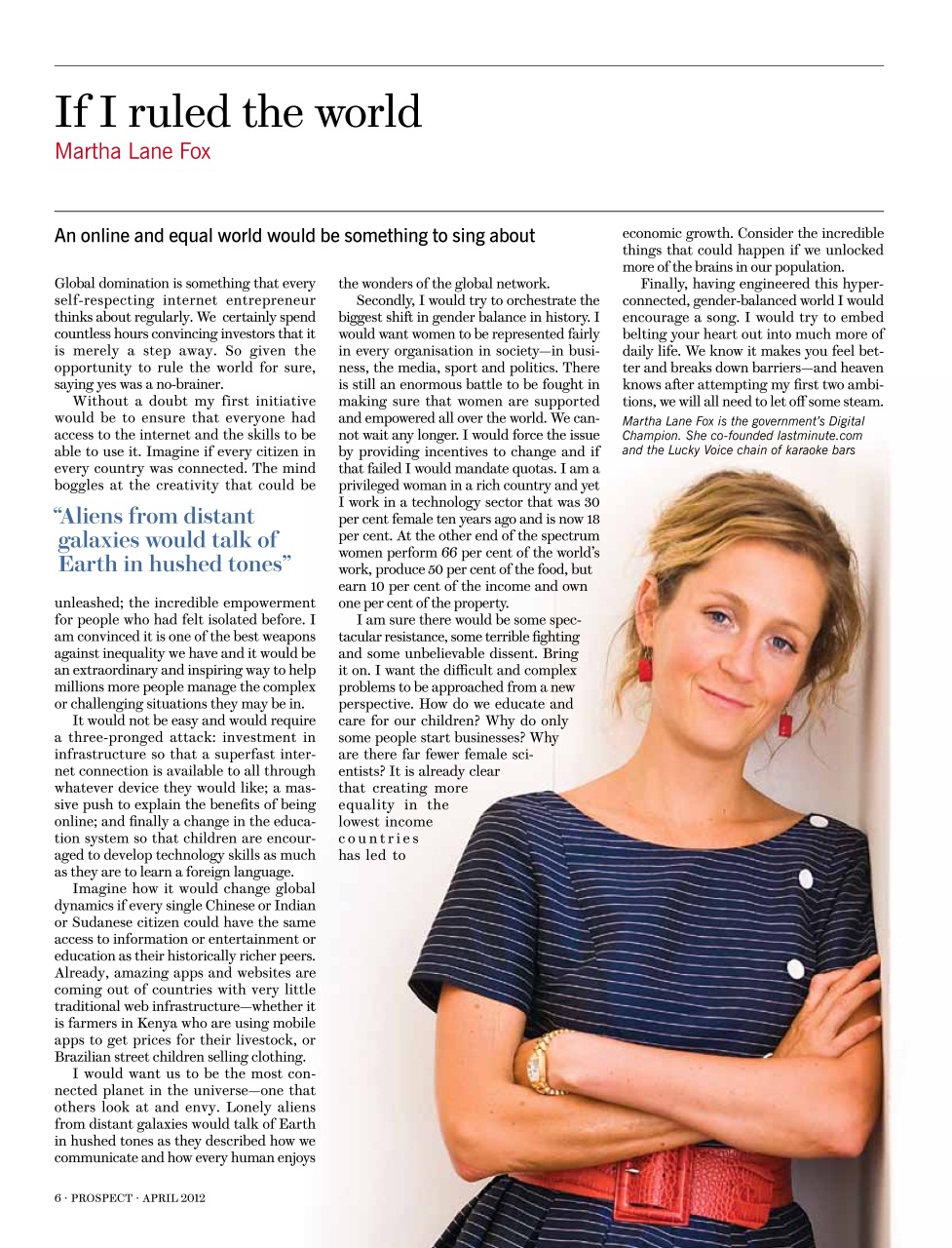 Prospect Magazine Preview Pages