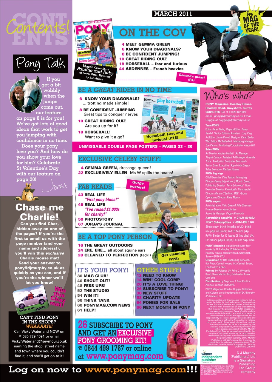 Pony Magazine Preview Pages