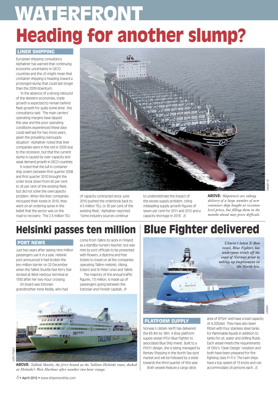 Ships Monthly Preview Pages