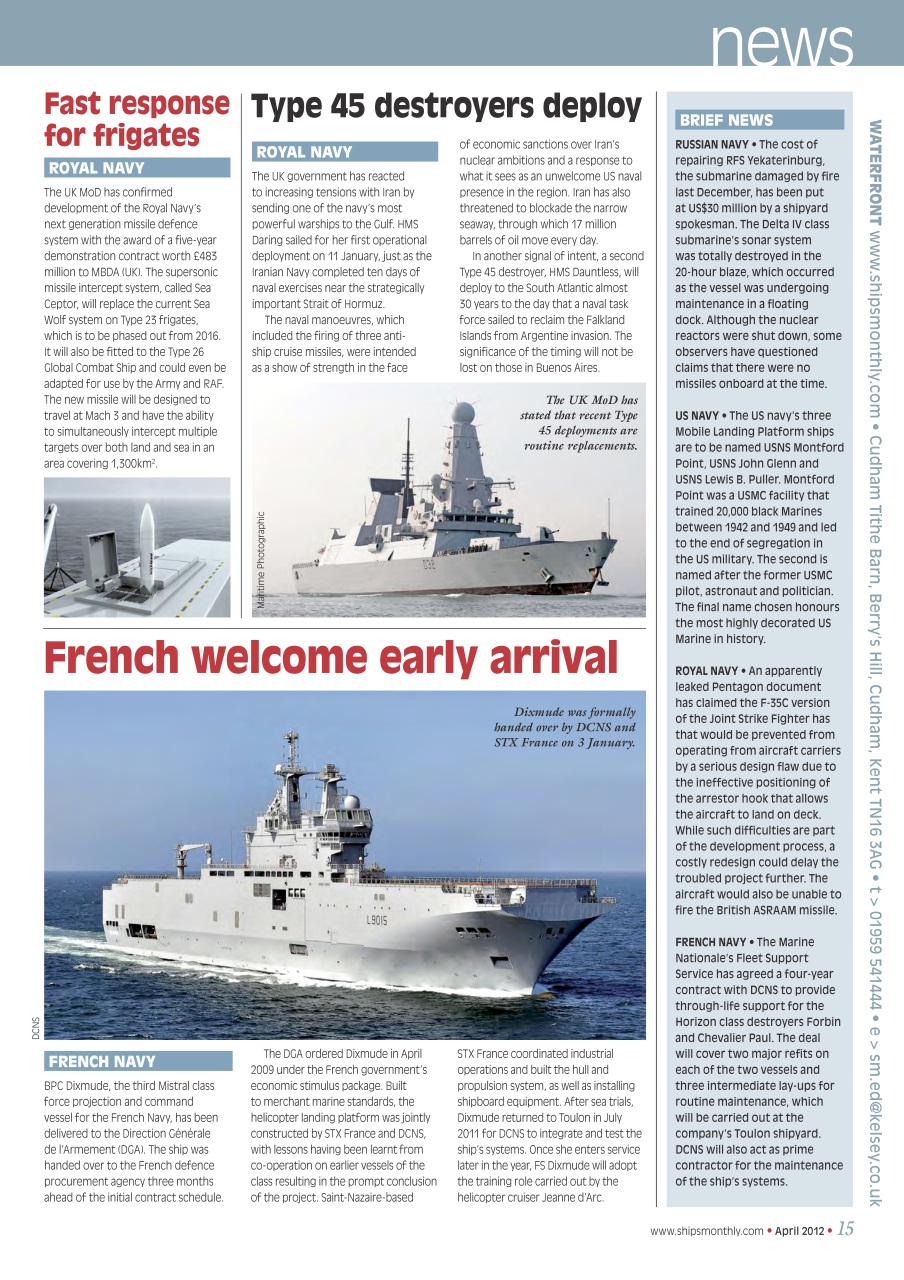 Ships Monthly Preview Pages