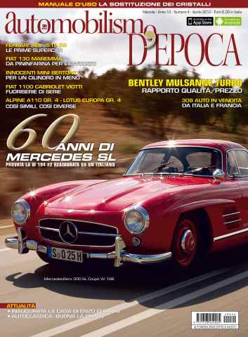 Automobilismo d'Epoca issue Automobilismo d'Epoca 4-2012