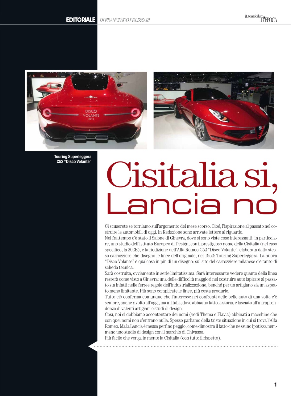 Automobilismo d'Epoca Preview Pages
