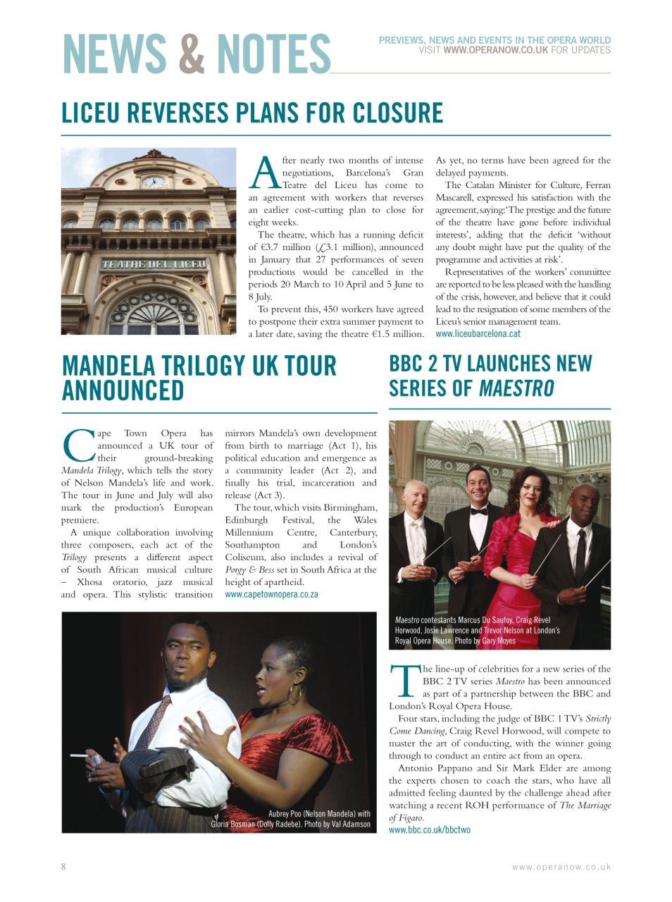 Opera Now Preview Pages