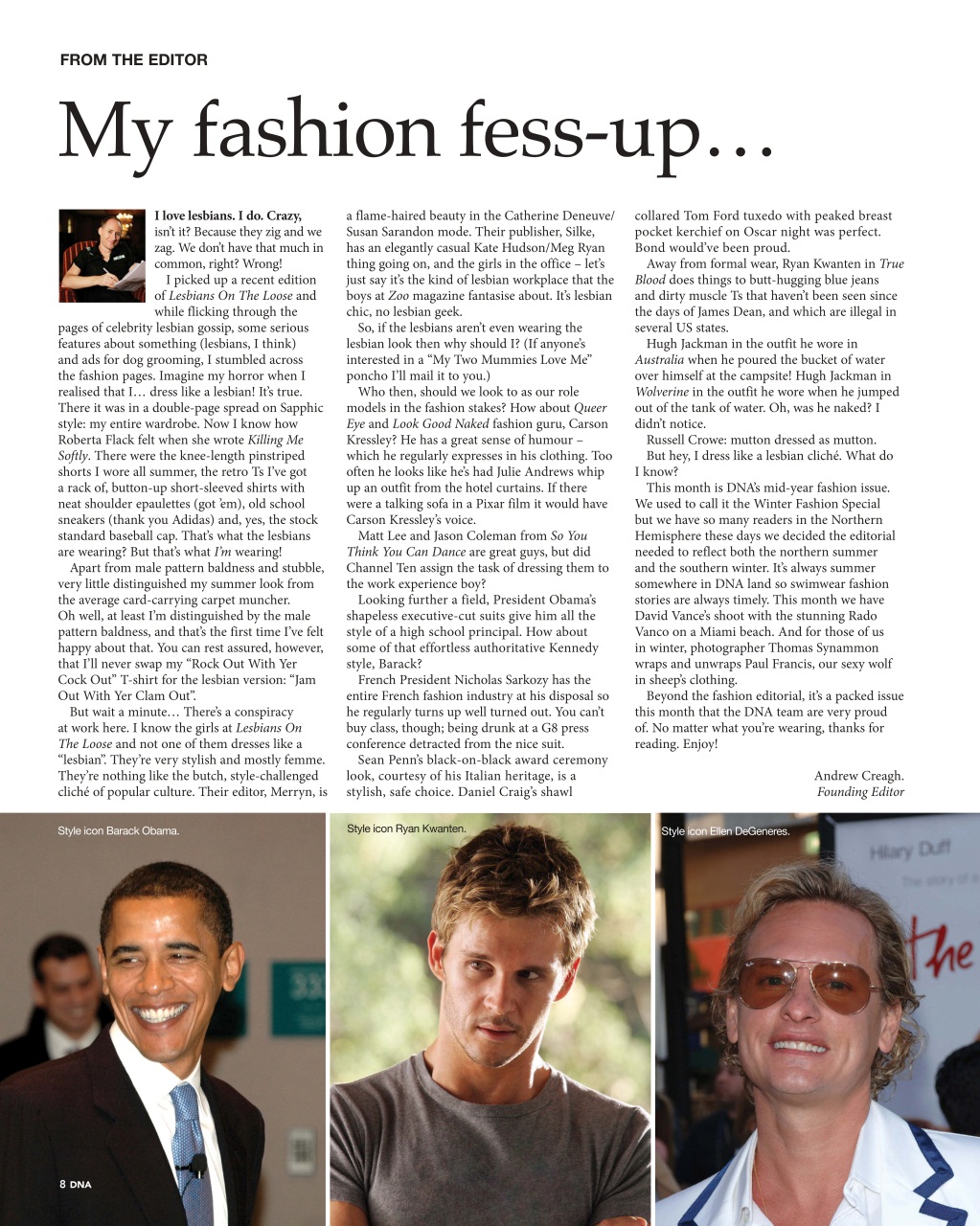 DNA Magazine Preview Pages