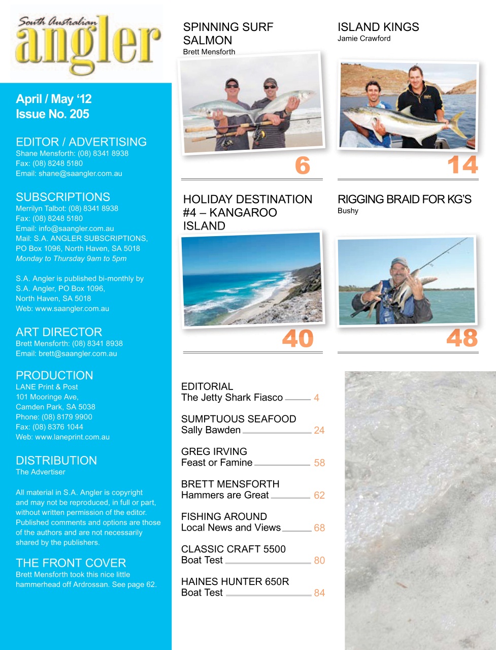 South Australian Angler Preview Pages
