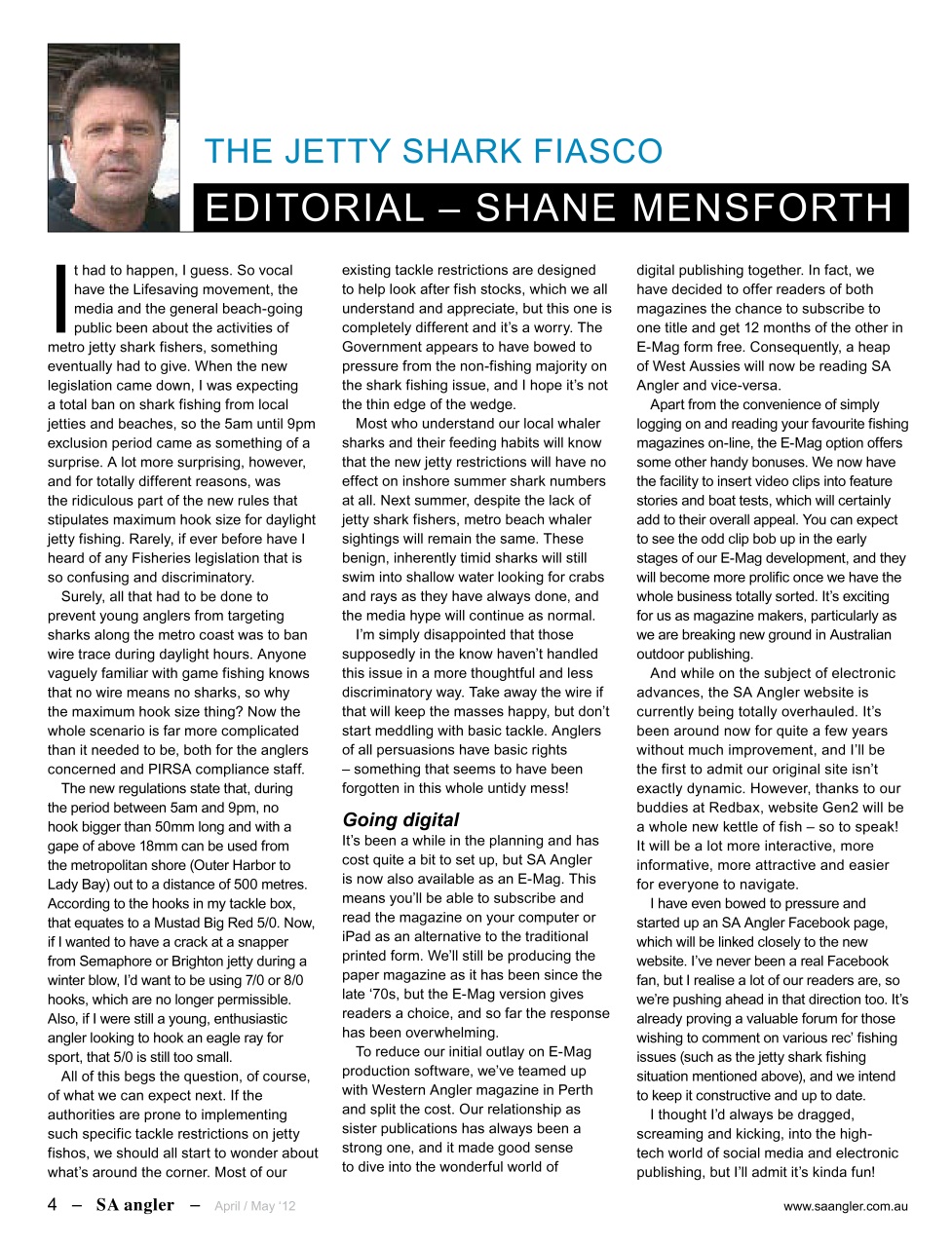 South Australian Angler Preview Pages