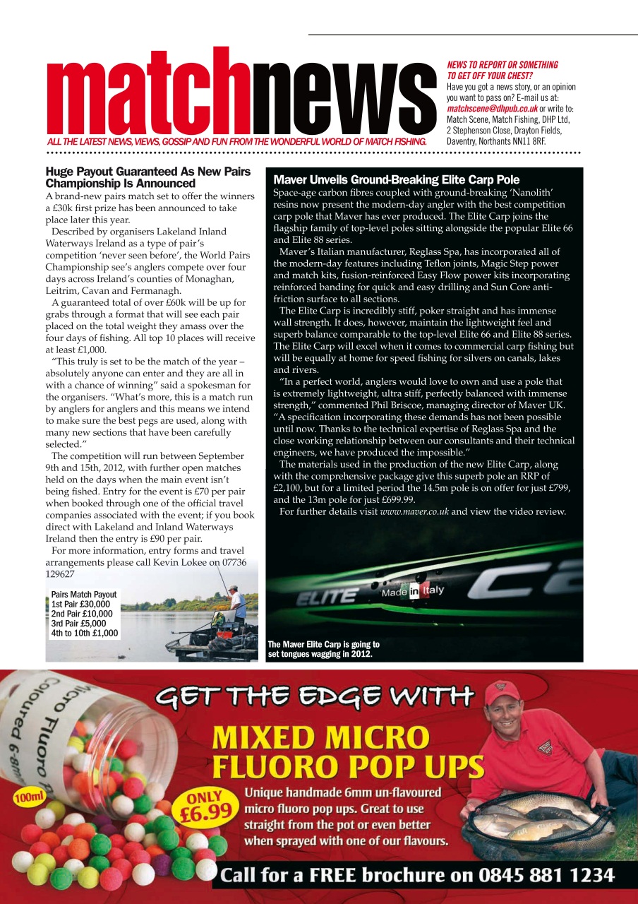 Match Fishing Preview Pages