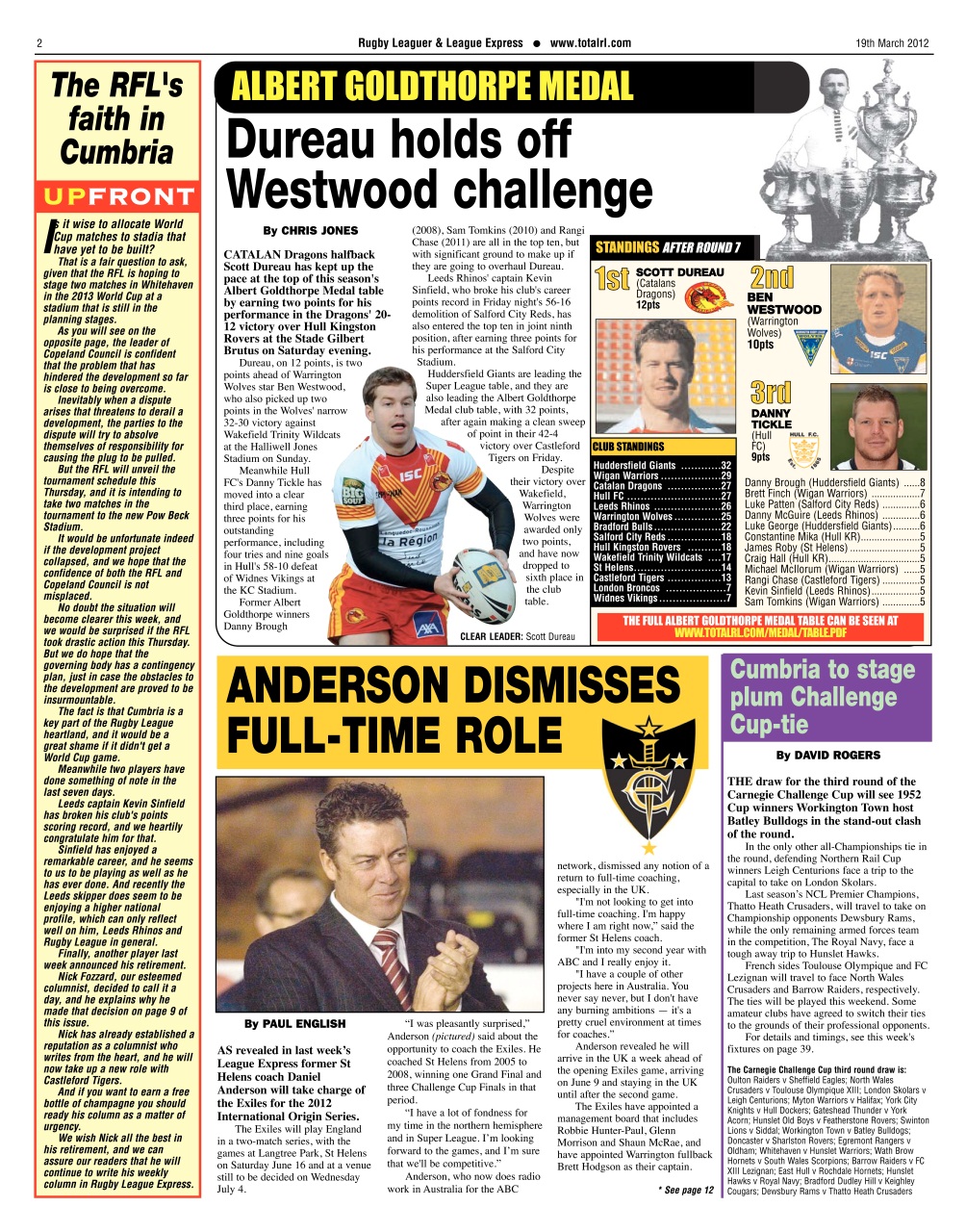 League Express Preview Pages