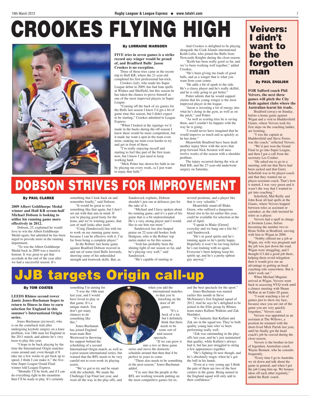 League Express Preview Pages