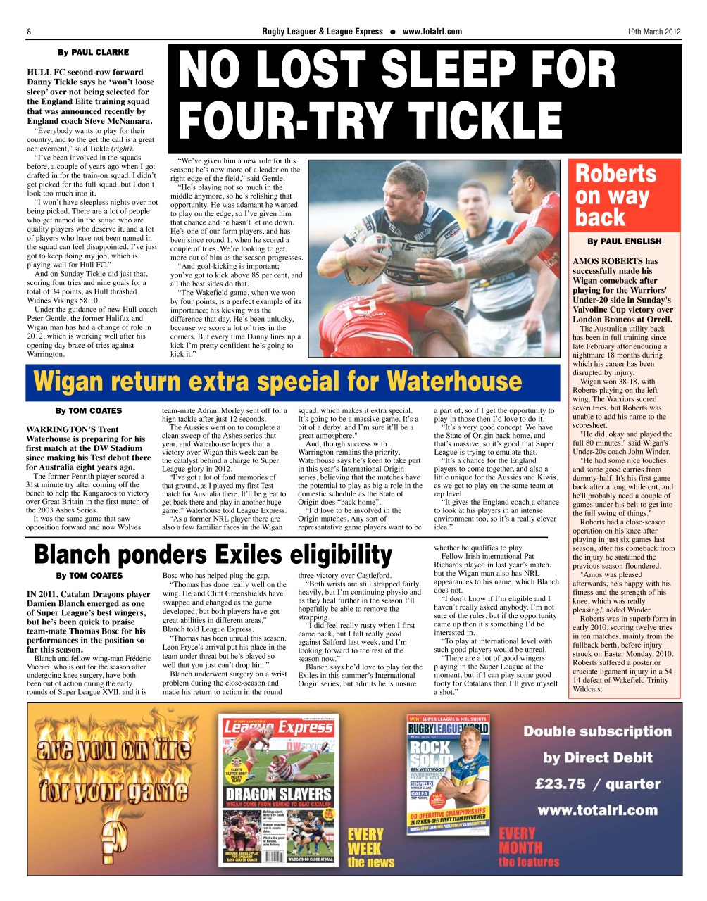 League Express Preview Pages