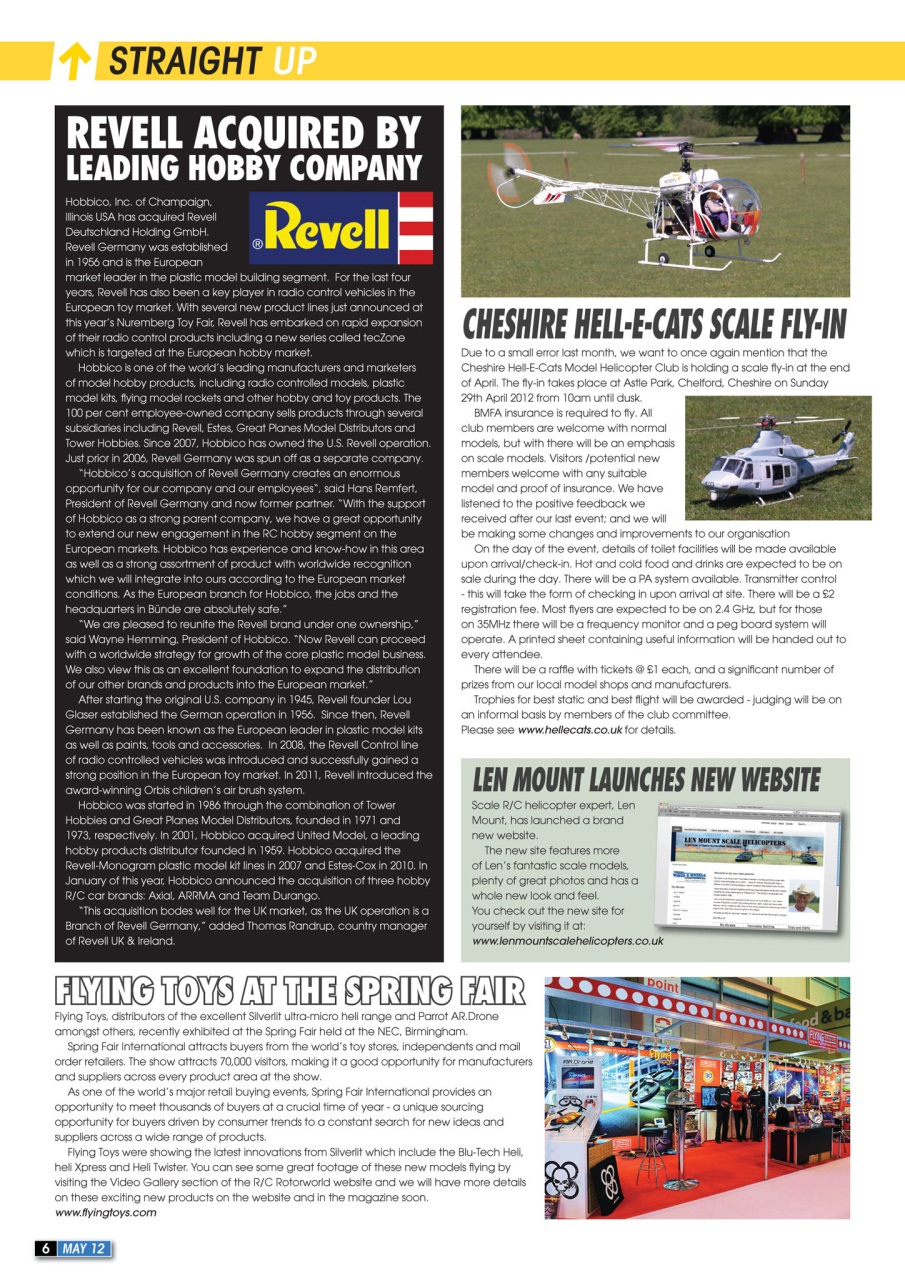 Radio Control Rotor World Preview Pages