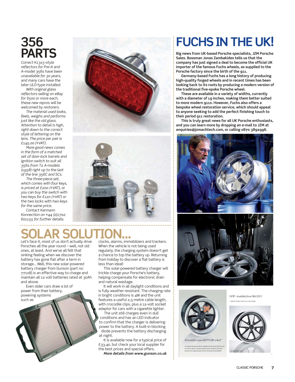 Classic Porsche Preview Pages