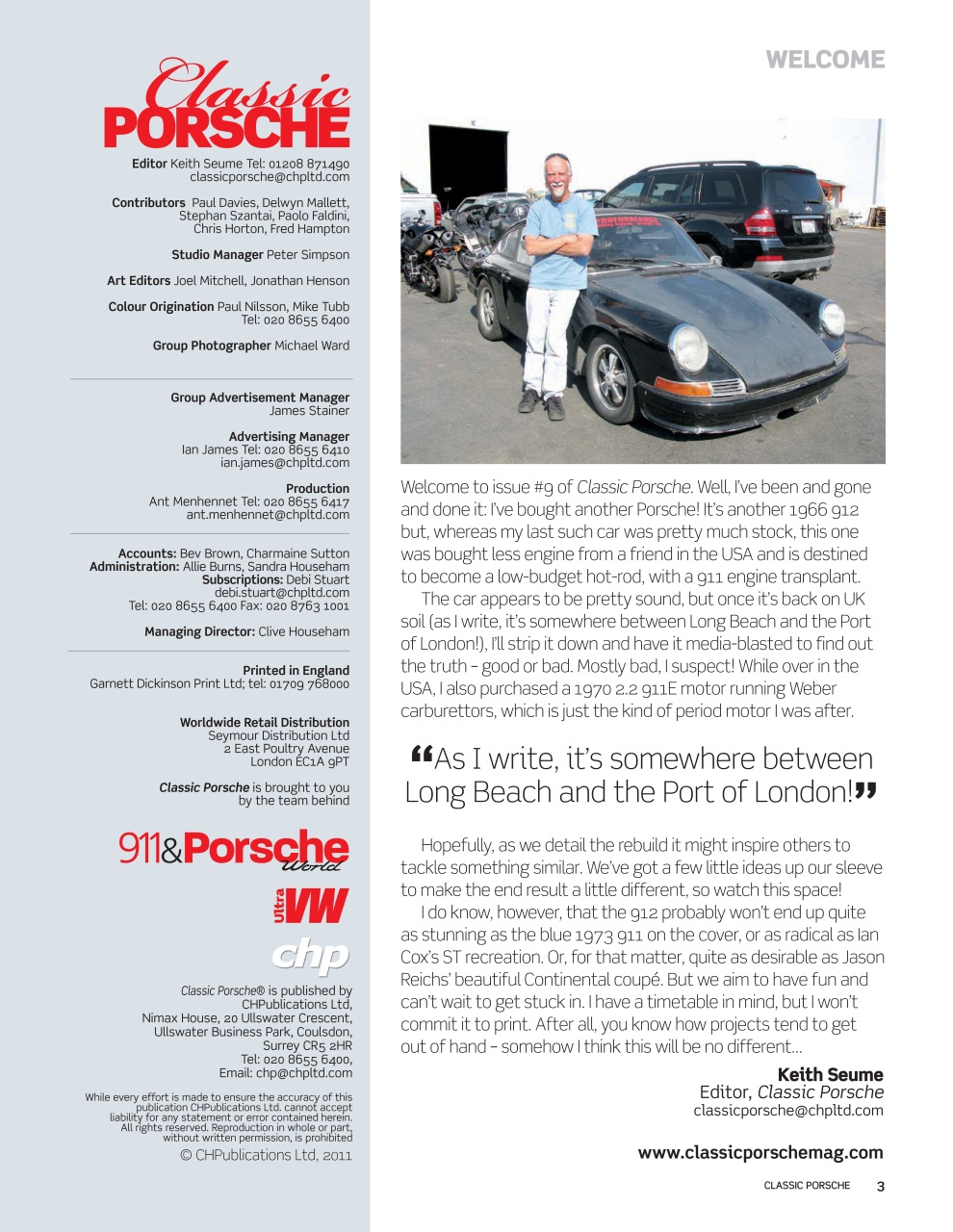 Classic Porsche Preview Pages