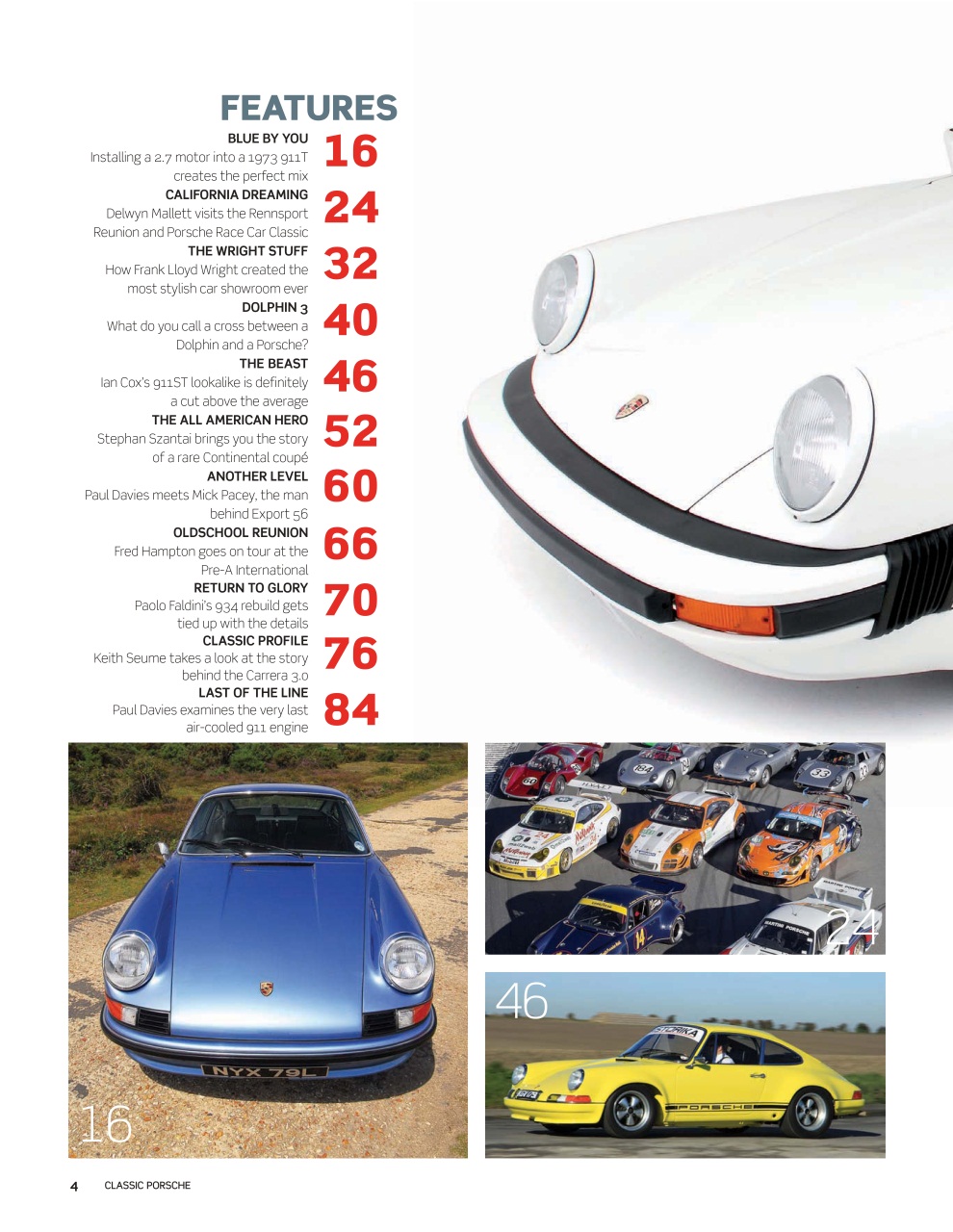Classic Porsche Preview Pages