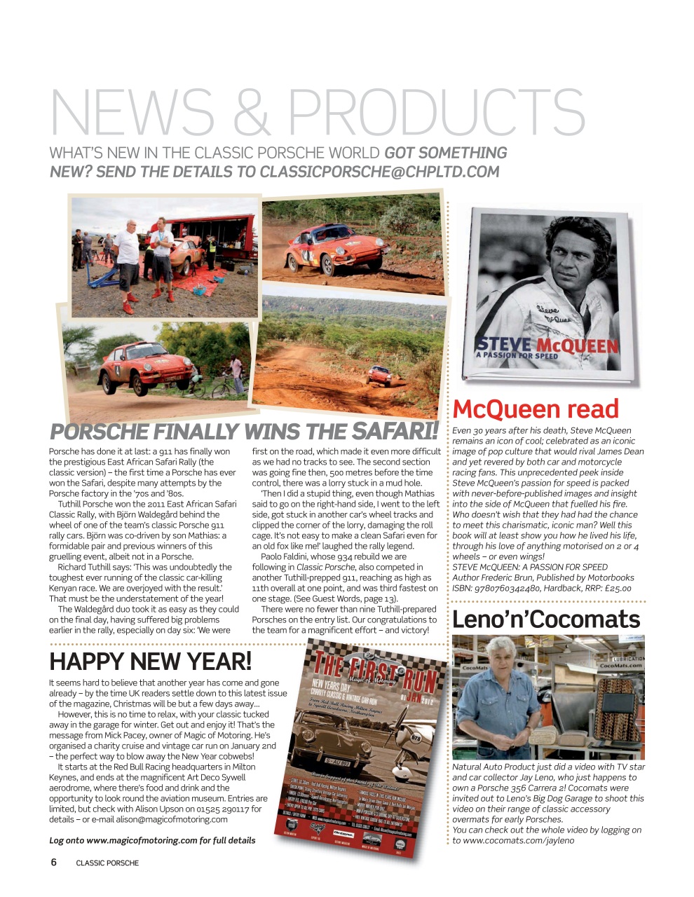 Classic Porsche Preview Pages