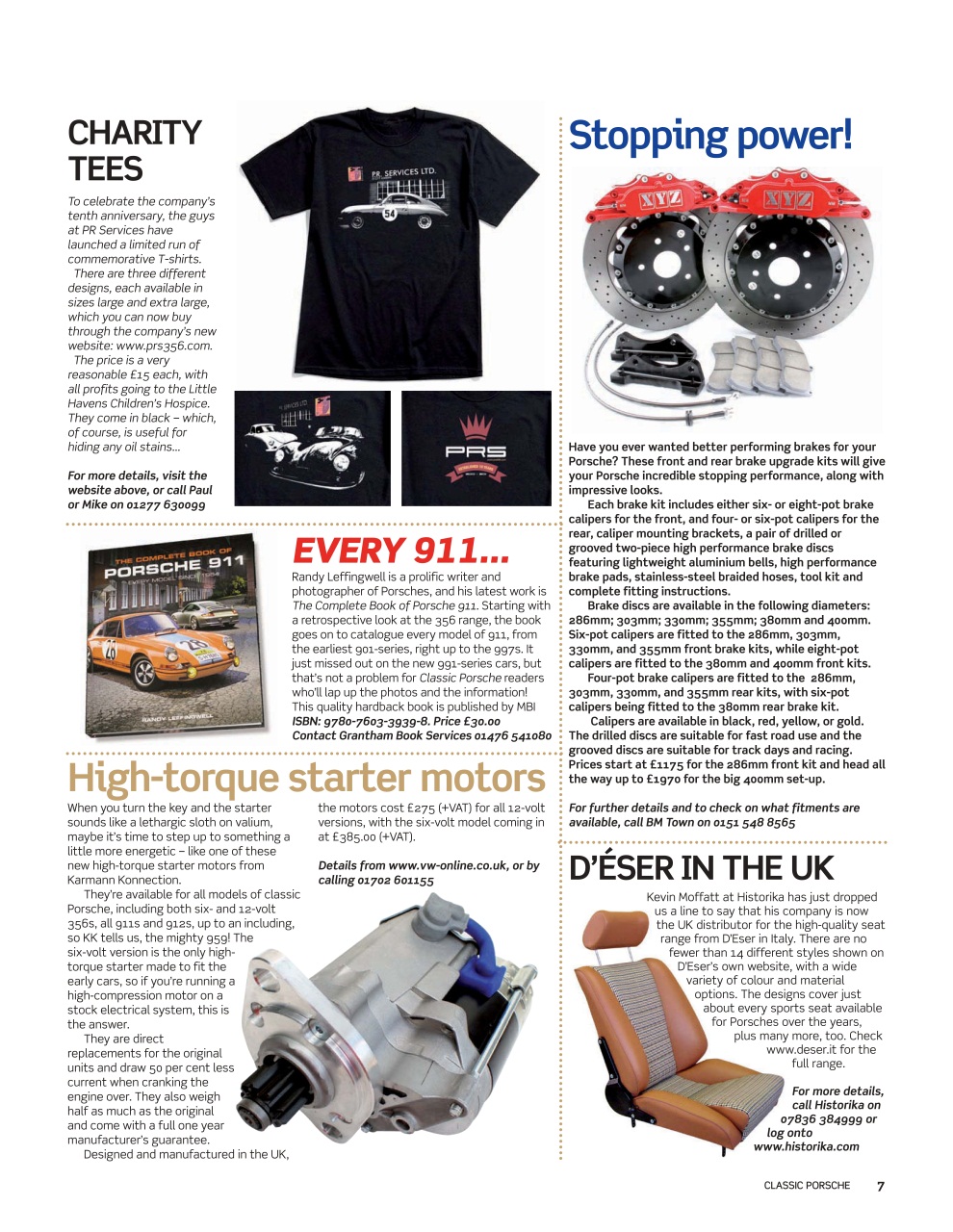 Classic Porsche Preview Pages