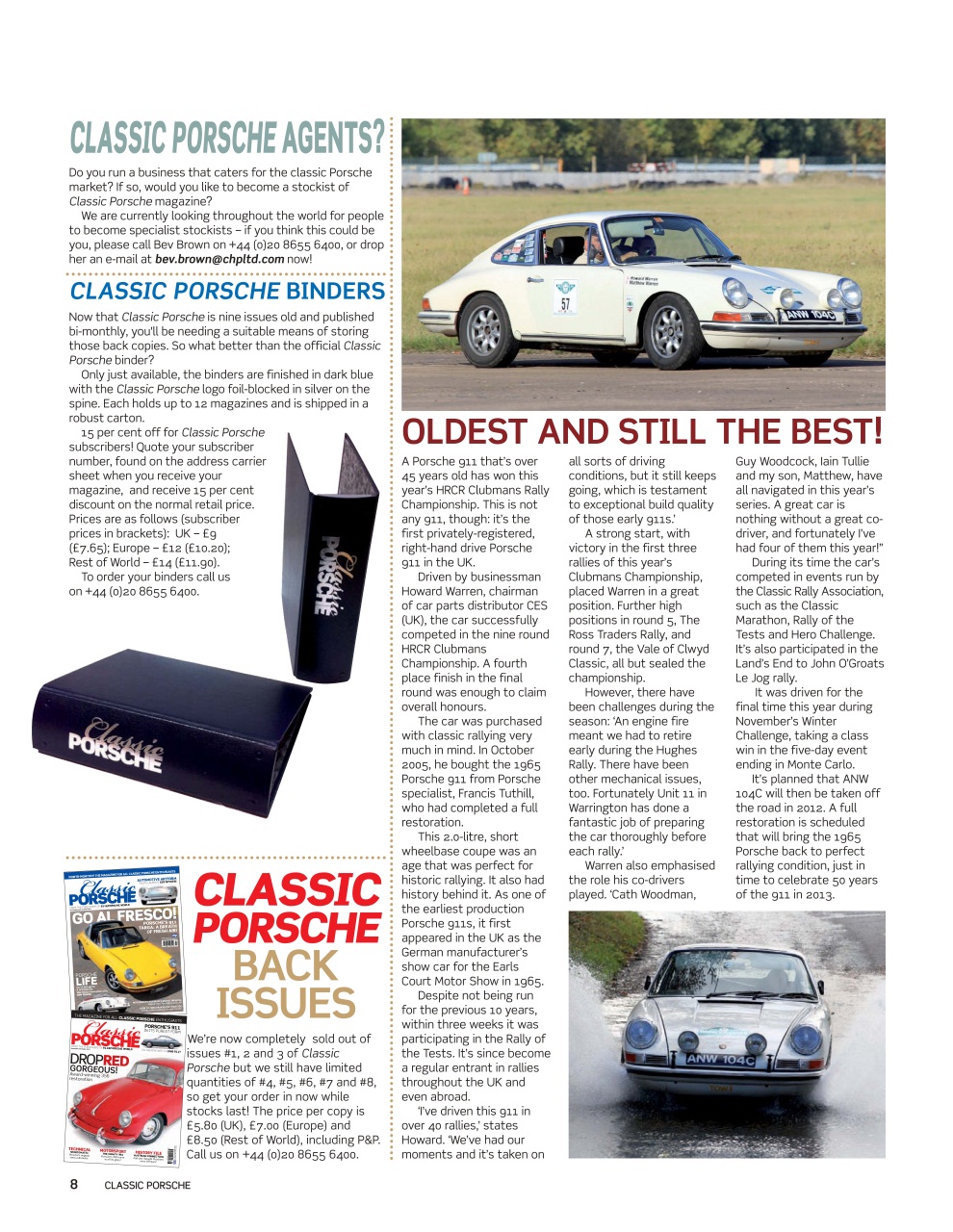 Classic Porsche Preview Pages