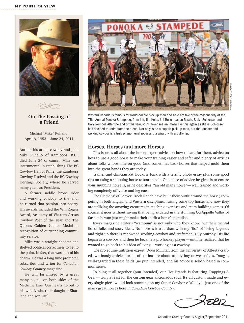 Canadian Cowboy Country Preview Pages