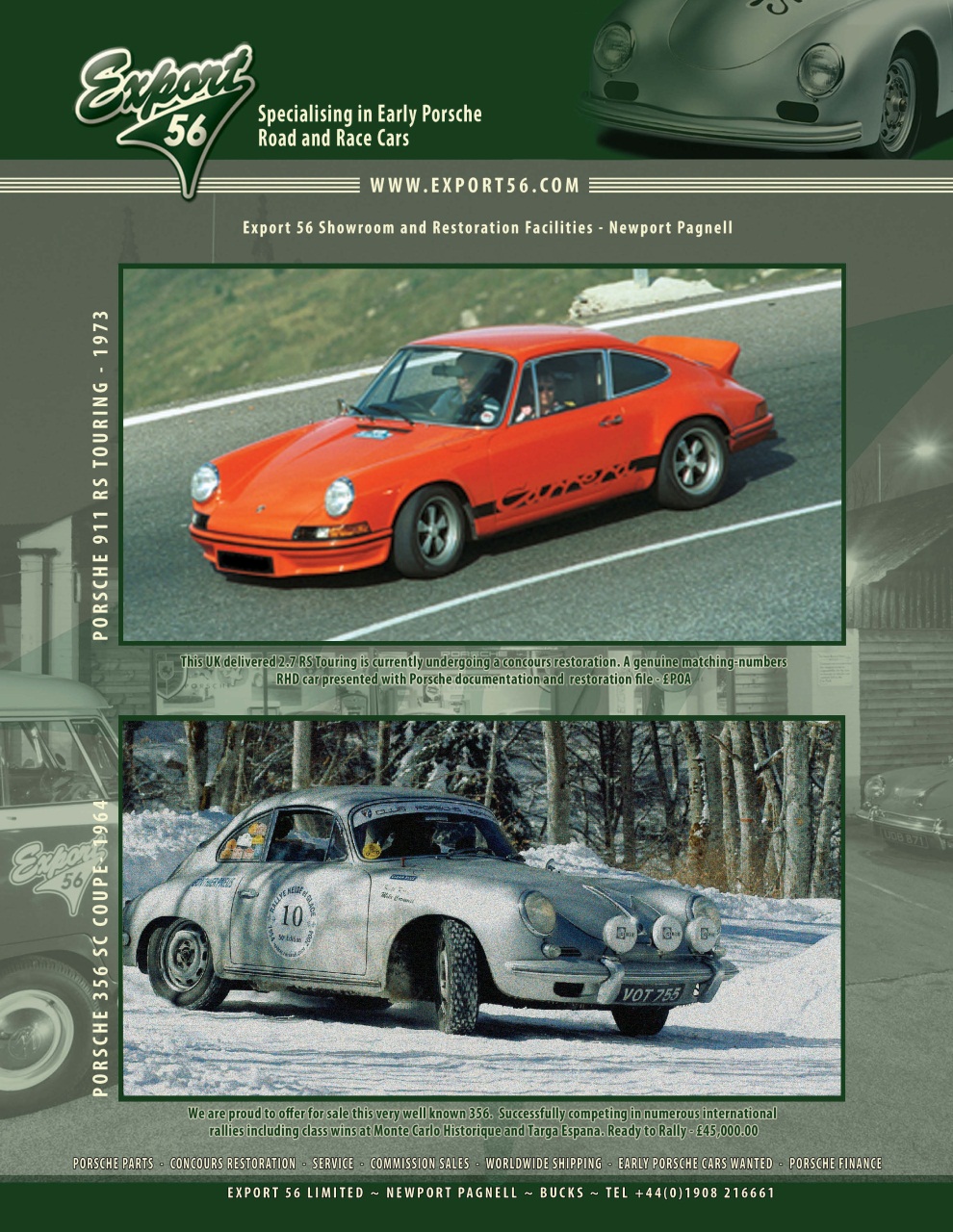 Classic Porsche Preview Pages