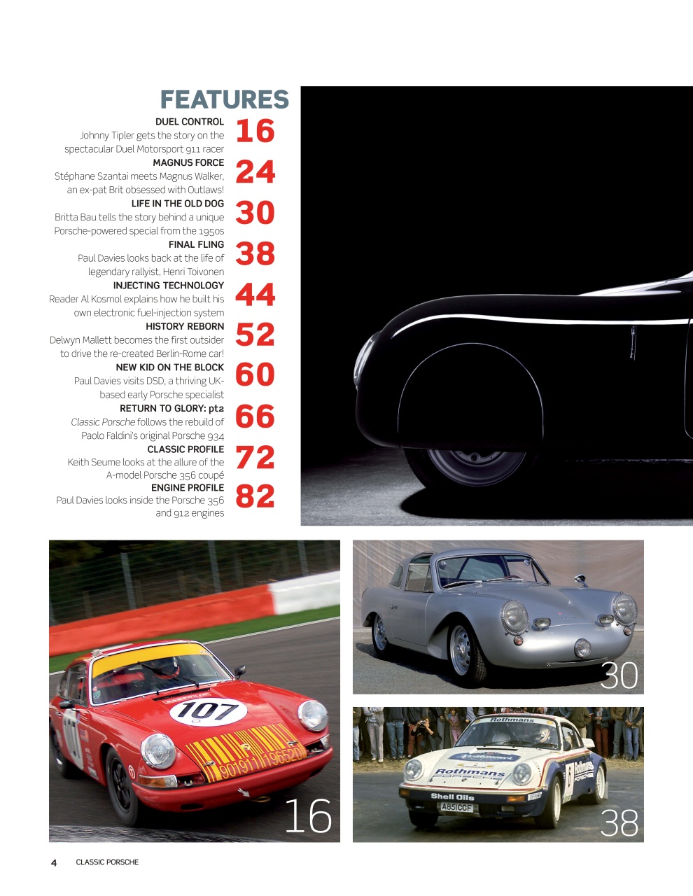 Classic Porsche Preview Pages