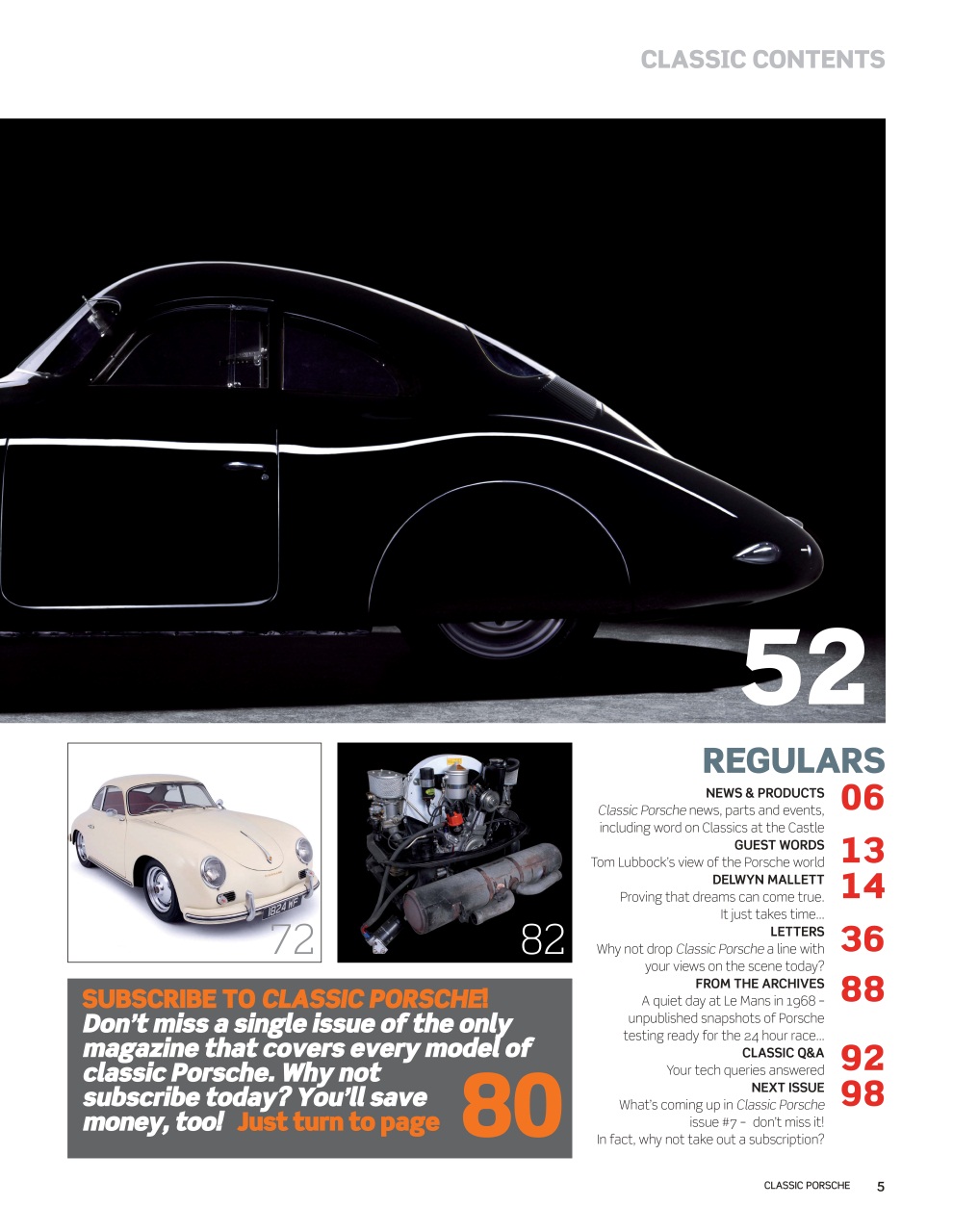Classic Porsche Preview Pages