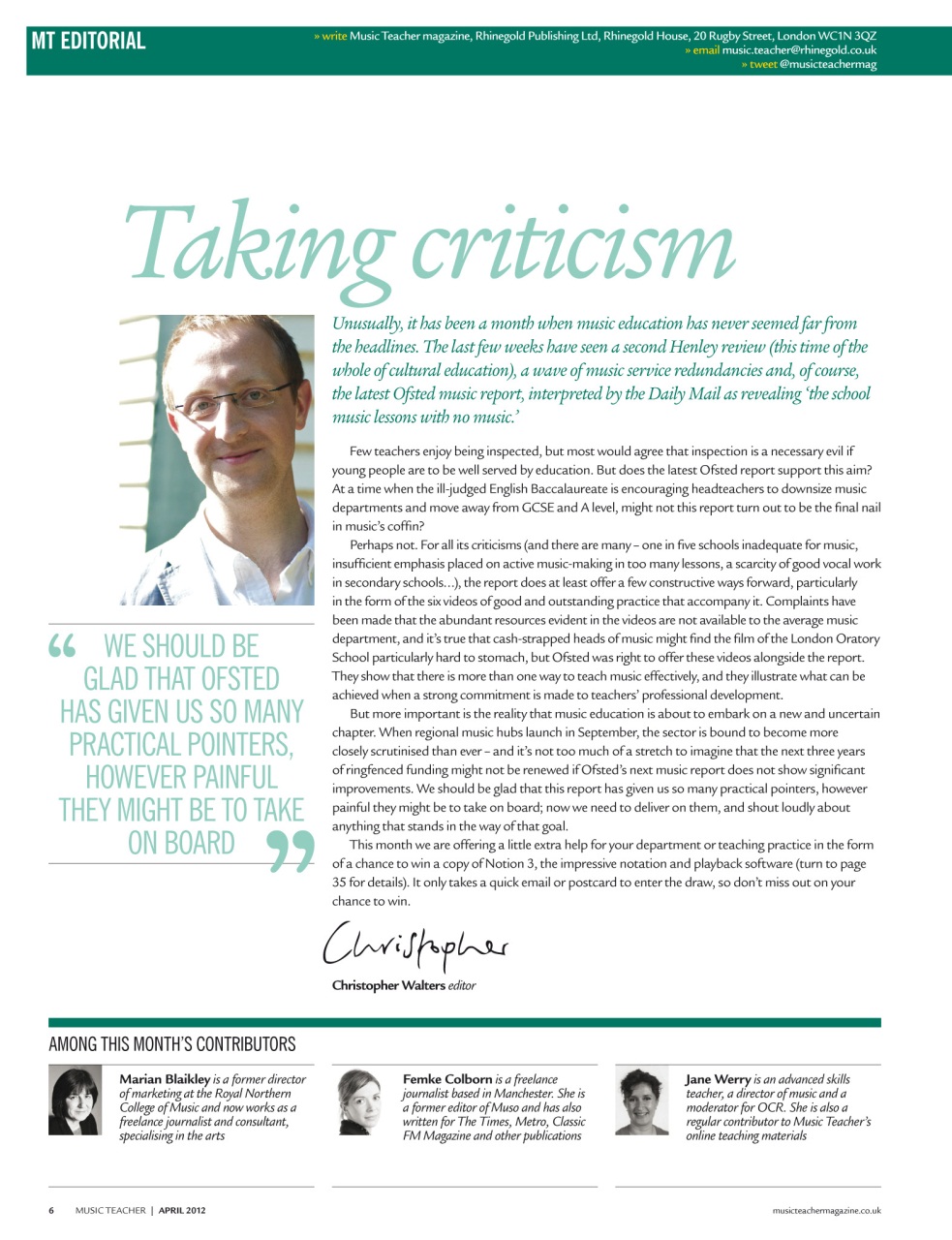 Music Teacher Preview Pages