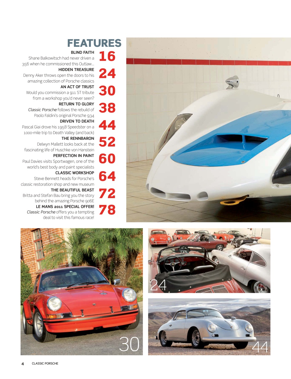 Classic Porsche Preview Pages