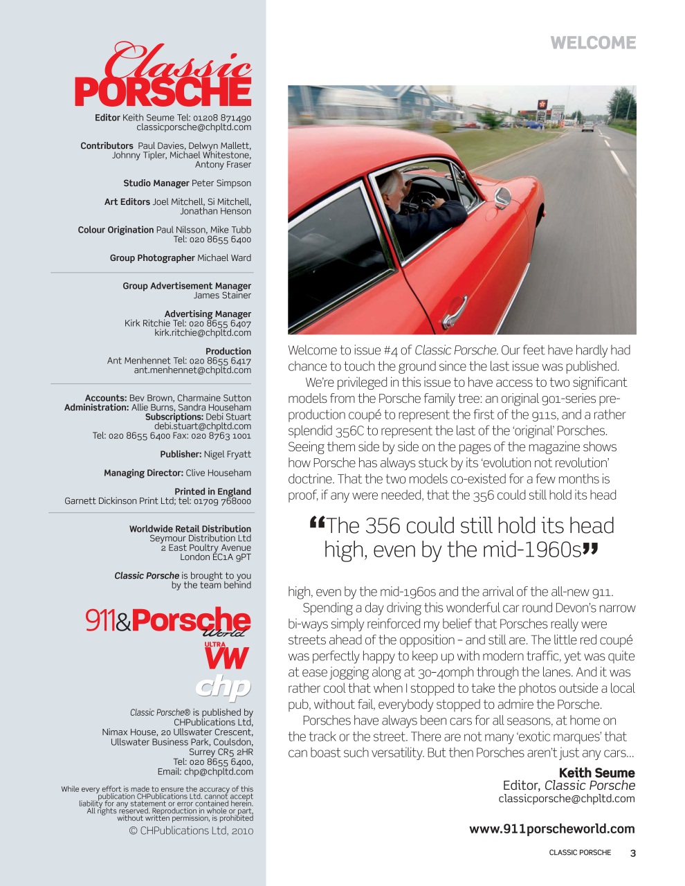 Classic Porsche Preview Pages